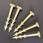 Biodegradable Barbed Anchor Pegs